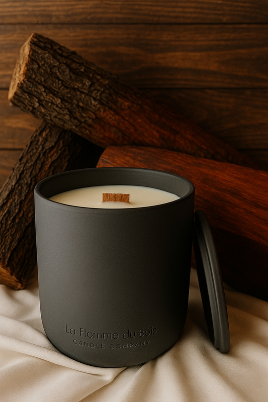 Mahogany Teakwood- Soy Woodwick Candle