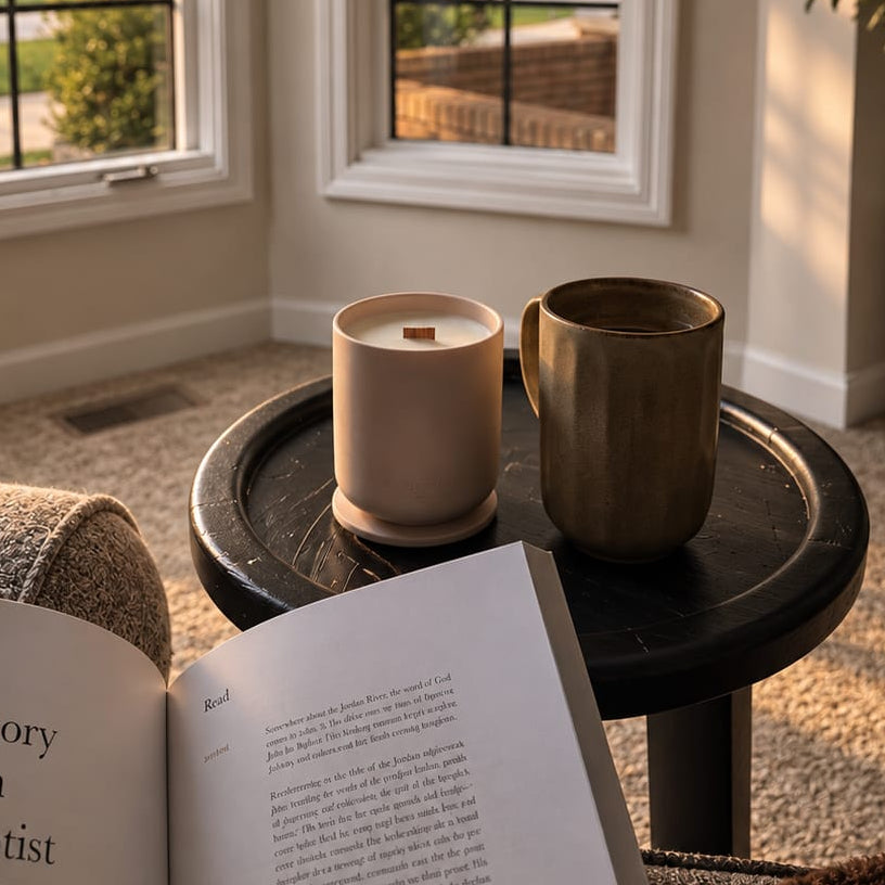 Warmth & Whispers- Soy Woodwick Candle